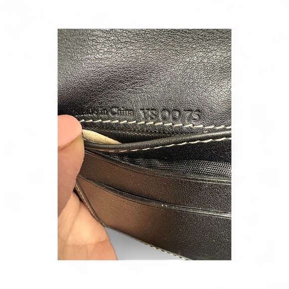 Vintage Celine Macadam monogram bifold compact wallet canvas and leather rare - Picture 5 of 13